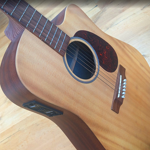 Photo of a Martin electro-acoustic guitar